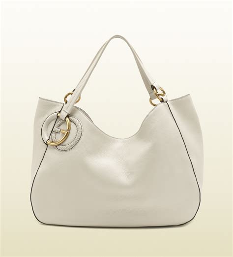 gucci white leather bag|farfetch Gucci shoulder bags.